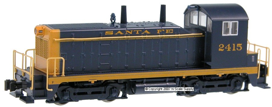 AT&SF - Diesel - NW2, Switcher - Bookends  with DCC - Kato 176-4351